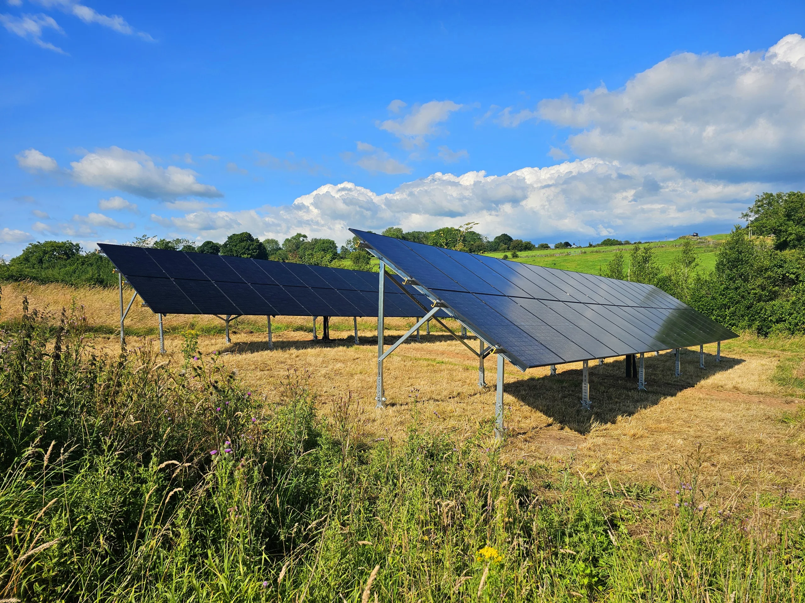 Ground Mount Solar Installation Derbyshire