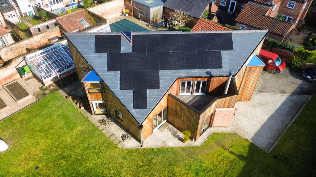 Solar Panels Nottingham Overhead