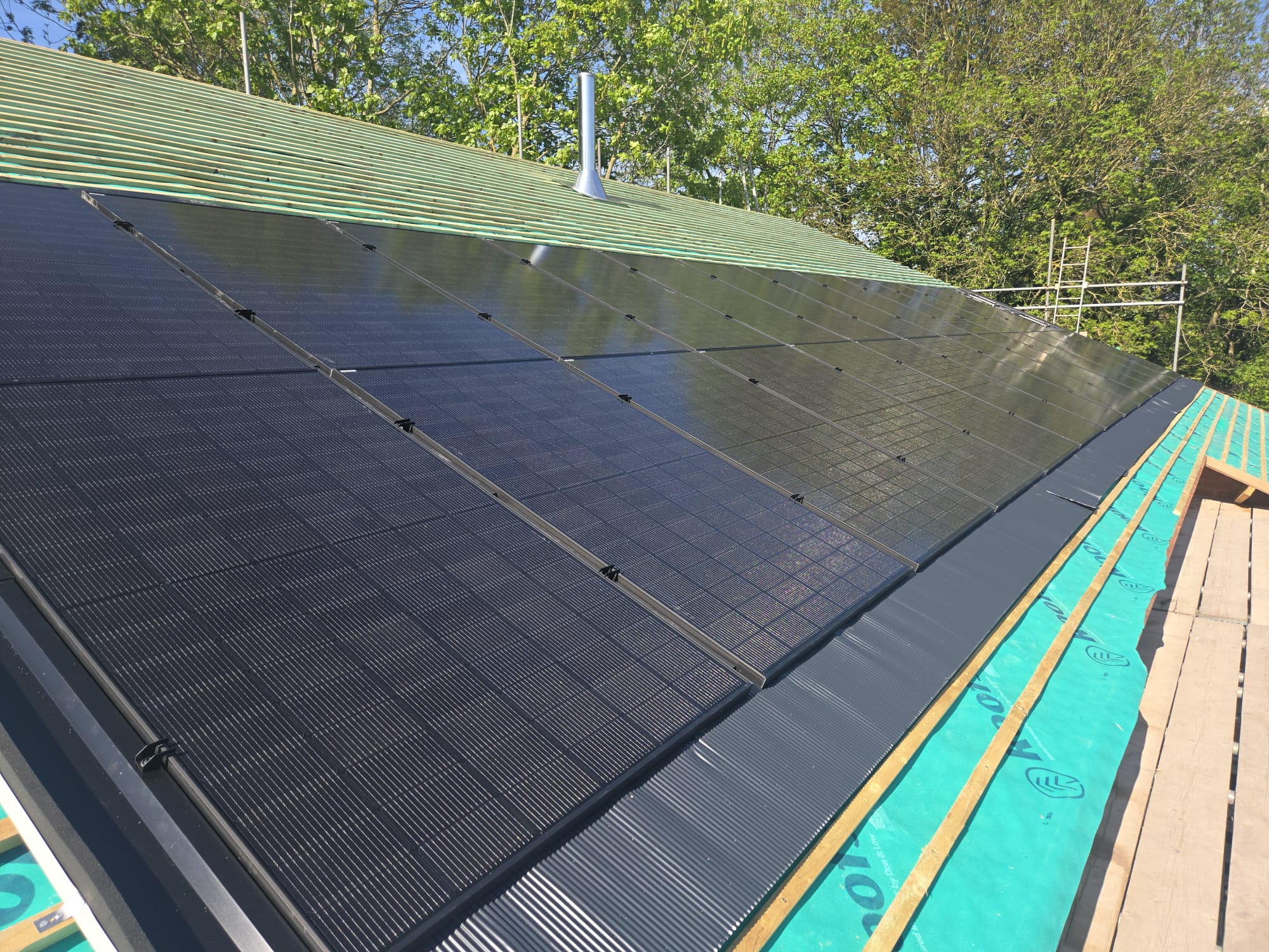 In Roof Solar Installation